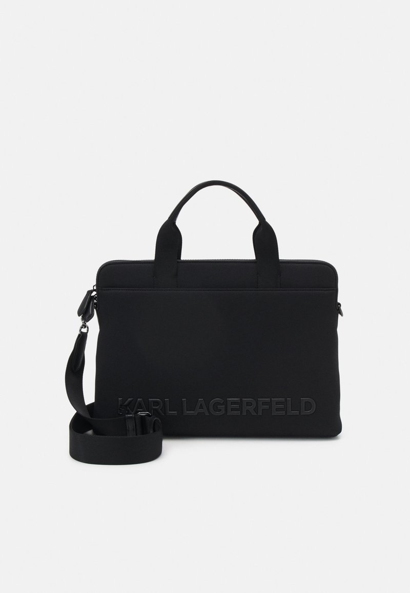 KARL LAGERFELD ESSENTIAL LAPTOP BAG - Laptop bag - black - Zalando
