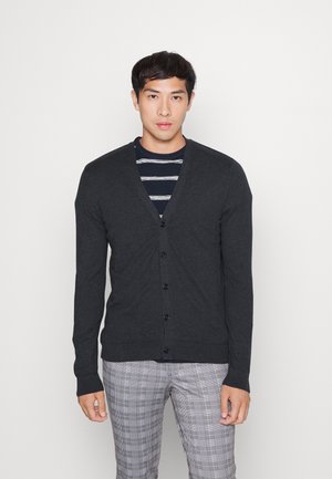 SLHBERG V NECK - Cardigan - sky captain