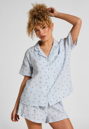 FLOWER - Pyjamashirt - vista blue