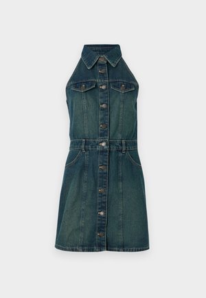Noisy May, NMLARDIE - Denimové šaty - dark blue denim