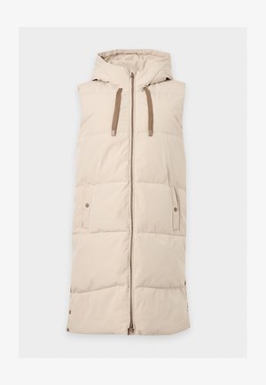 JDY, JDYBLAIR LONG HOOD WAISTCOAT - Veste sans manches - silver lining/walnut