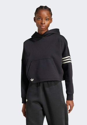 NEUCLASSICS  - Kapuzenpullover - black   cream white