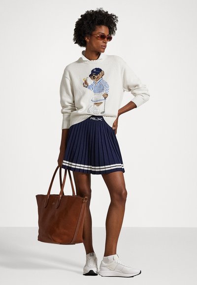 Polo Ralph Lauren POLO BEAR PERFORMANCE SWEATER - Vesta - white splash multi