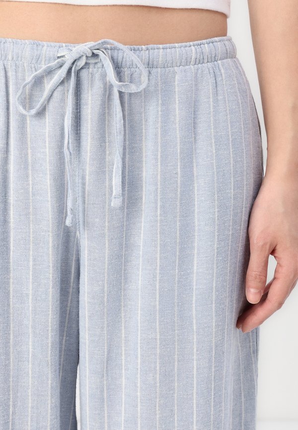 TIE WAIST WIDE LEG PULL ON - Trousers3