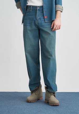 Jeans baggy - khaki tinted blue