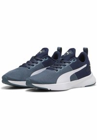 Puma FLYER RUNNER JR UNISEX - Scarpe da corsa su strada - club navy gray skies white