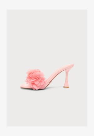 Simmi London, KAZ - Ψηλοτάκουνα πέδιλα - pink pu/flower