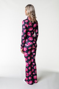Colourful Rebel NEYO POPPY FLOWER PEACHED TURTLENECK - Camisola de manga comprida - bright pink