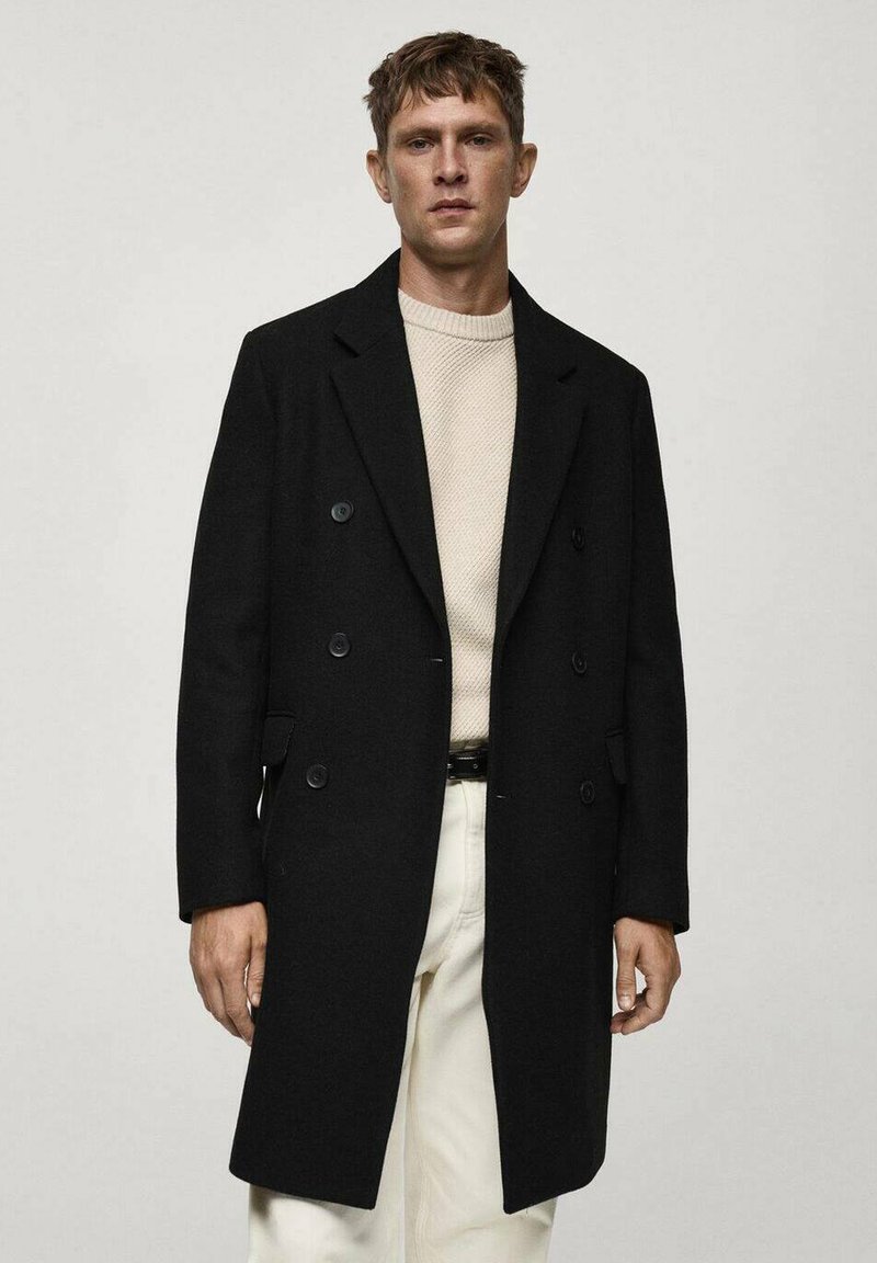 Mango Klassinen takki - black
