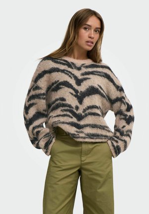 JDY, KNITTED PULLOVER JDYCECILIE KNITTED PULLOVER - Pullover - egret