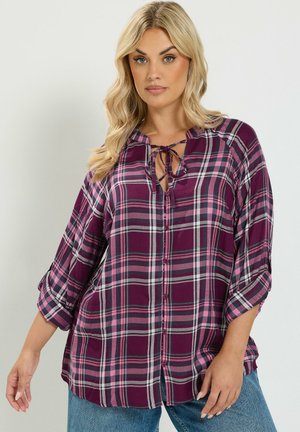 Yours Clothing, PLUS SIZE CASUAL TOPS - Blouse - mauve