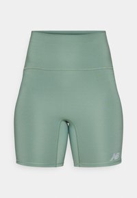 SCRIPT HIGH RISE SHORT - Leggings - green