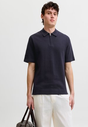 Jack & Jones PREMIUM, Knitted Knitted - Bluză polo - night sky
