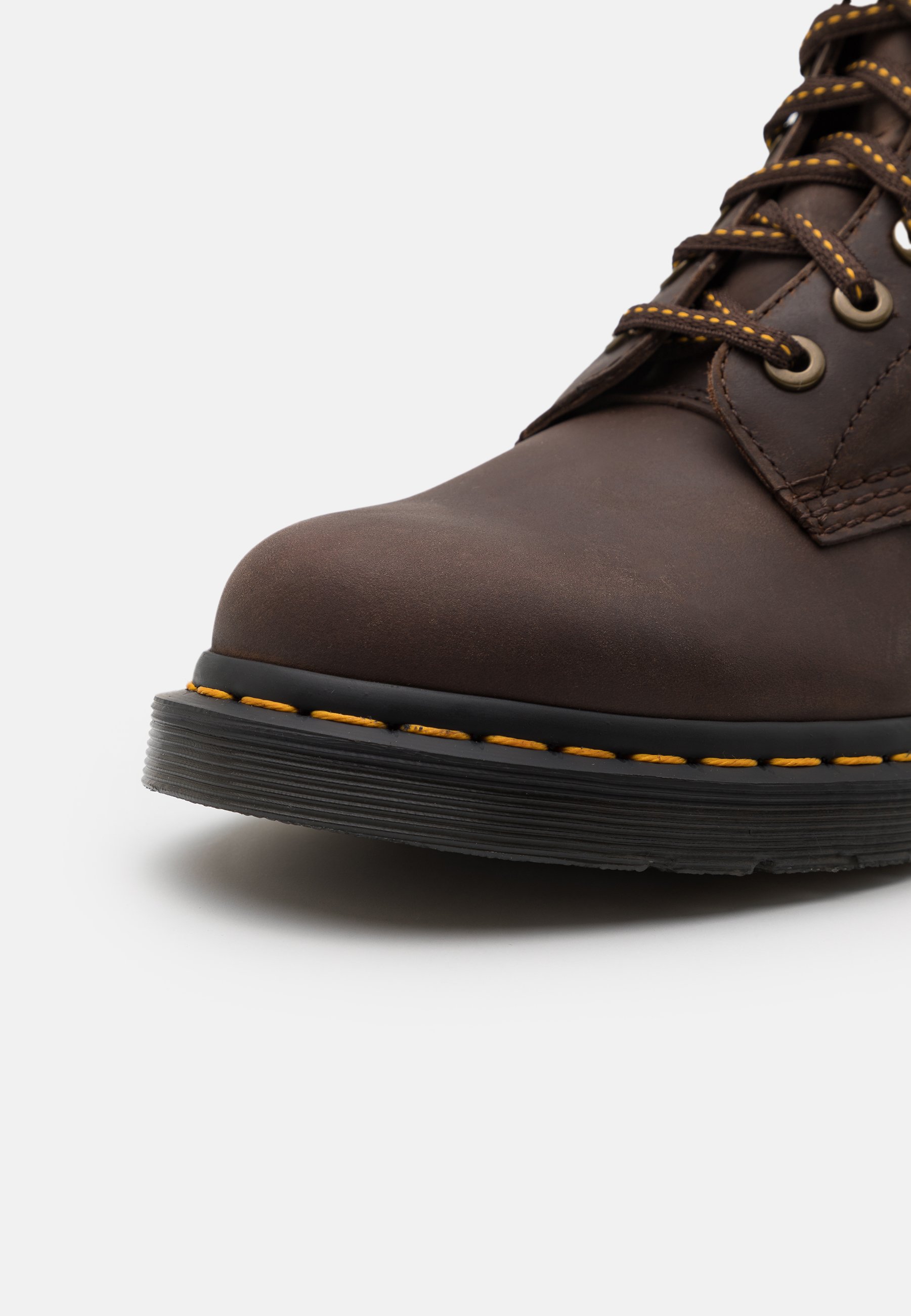 Dr. Martens 1460 PASCAL 8 EYE BOOT UNISEX - Suvarstomi aulinukai - dark  brown/ruda - Zalando.lt