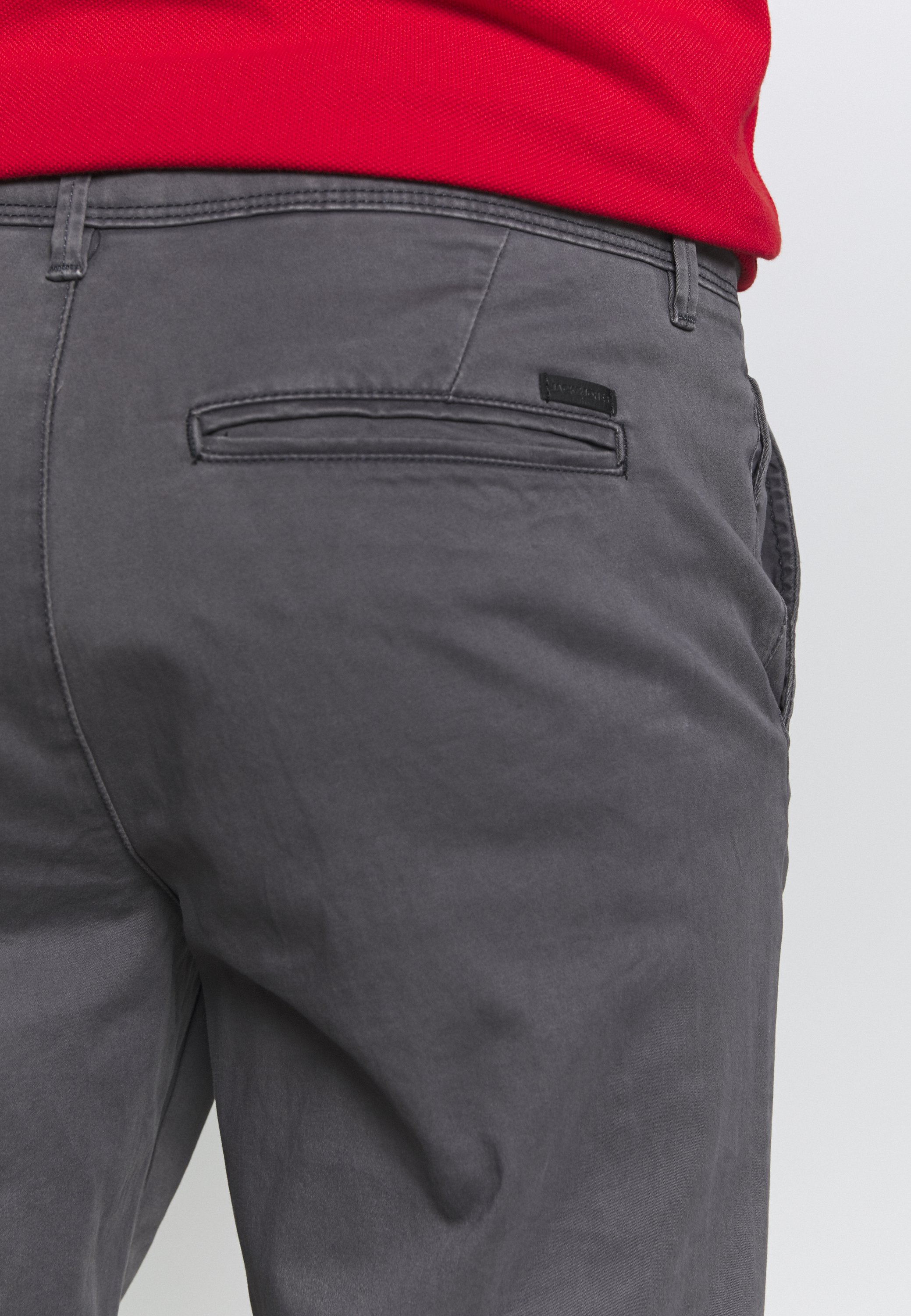 Jack \u0026 Jones JJIMARCO JJBOWIE - Pantalones chinos - asphalt/gris oscuro  jaspeado - Zalando.es