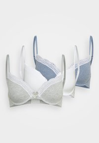 Não selecionado, blue/grey/white