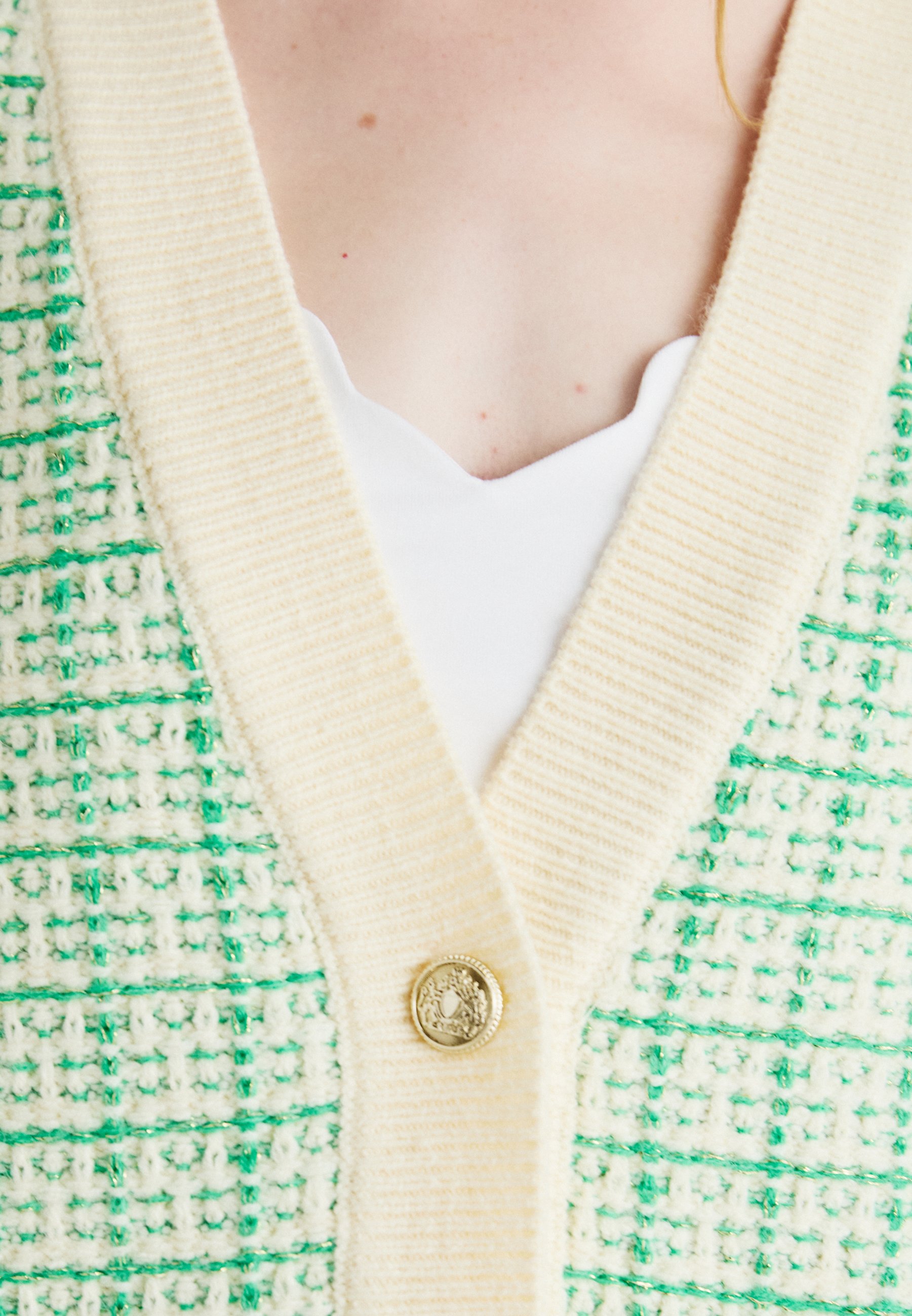 売れ筋商品|||ヤス ニット&セーター レディース アウター YASLIVIANA CARDIGAN - Cardigan - bright green/birch Y.A.S - Gensere - Yasliviana Ls Knit Cardigan - Bright Green