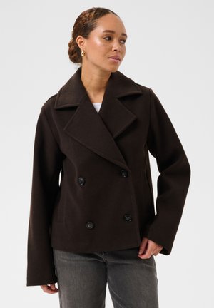 Kaffe, KASATURN SHORT JACKET - Blazer - coffee bean