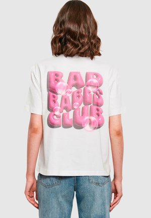 BAD BABES CLUB  - T-shirts print - white