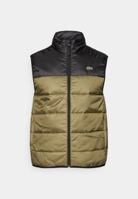 PUFFER VEST - Liivi - olive/black