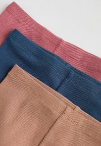 Next 3 PACK - Legingi — bikses - navy blue brown