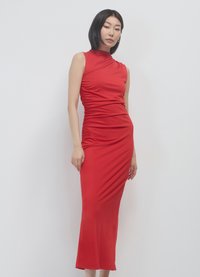 Calliope LUNGO CON ARRICCIO - Maxikleid - rosso scuro
