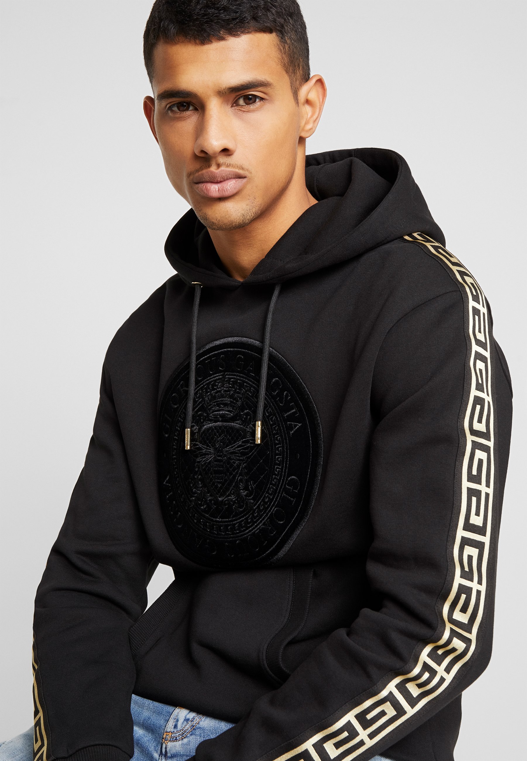 MERCY LOGO HOODIE Luvtröja black MERCY LOGO HOODIE Luvtröja black