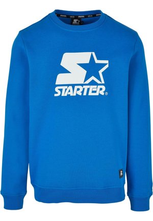 Starter LOGO CREWNECK - Sportinis megztinis - blue