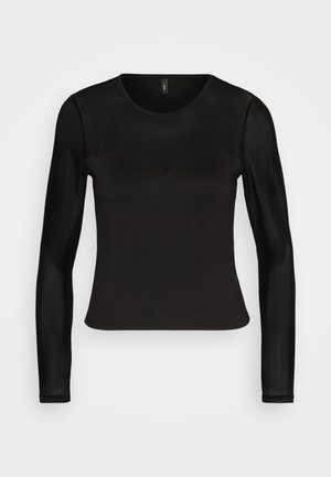 ONLY ONLTINA DETAIL - Pikkade varrukatega topp - black