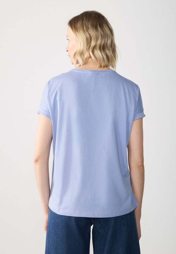 Print T-shirt - purple impression3