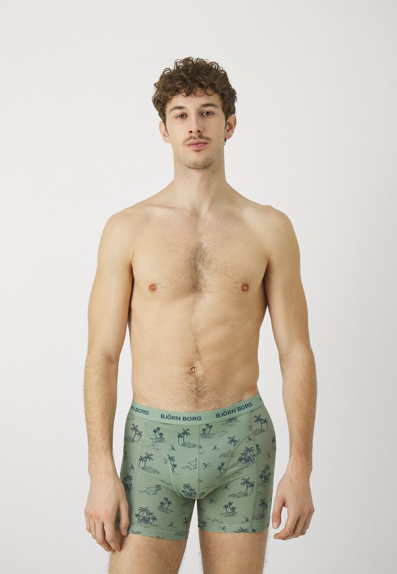 Björn Borg STRETCH BOXER 3 PACK - Apakšbikses - black/blue