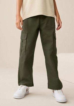 Next, WIDE FIT - Pantaloni cargo - green