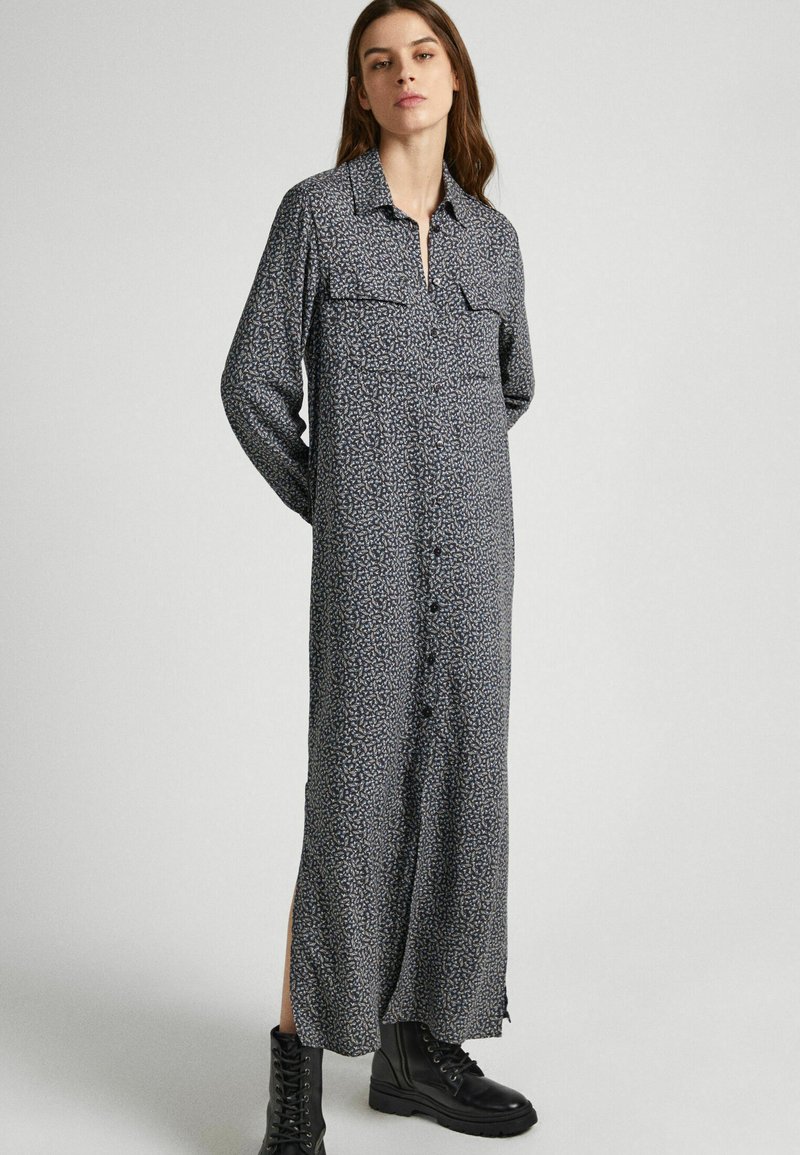 Pepe Jeans Maxi-jurk zwart Pepe Jeans Maxi-jurk zwart