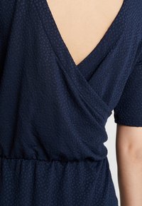 Selected Femme Strickkleid - mottled dark blue