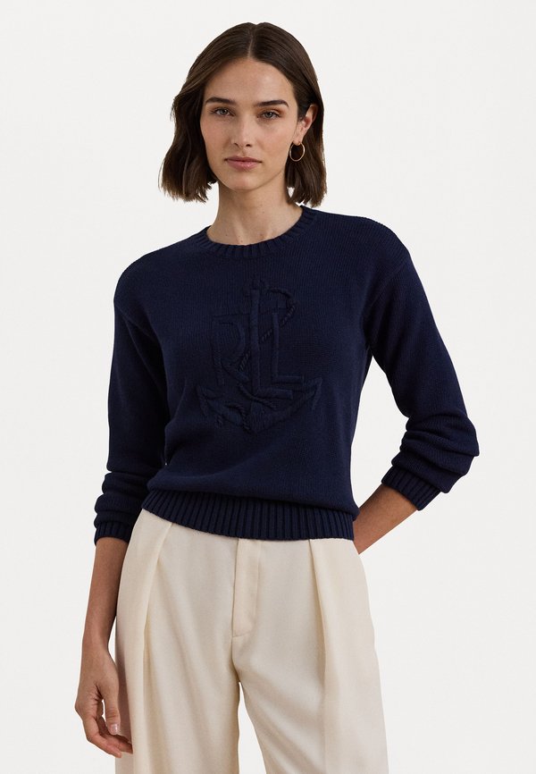 ANCHOR LOGO COMBED COTTON SWEATER - Jumper