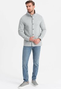 Ombre CASUAL - Felpa con zip - grey melange