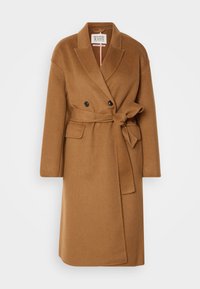 COAT - Classic coat - tobacco