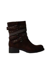Super Mode BOTTINES À ZIP SUPER MODE - Bottines de cowboy / motard - marron