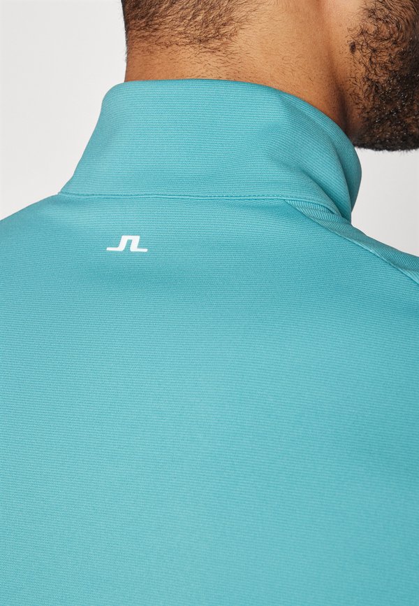 LEON QUARTER ZIP MID LAYER - Long sleeved top - teal4