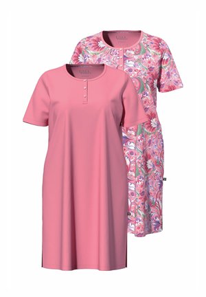2 PACK OF SLEEP - FLORAL - Nachthemd - peach pink
