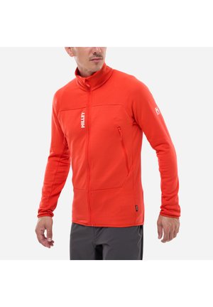 FUSION GRID  - Fleece jacket - orange