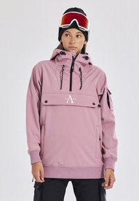 Slade - COLORADO SOFTSHELL ANORAK - Snowboardjas - dusty rose Miniatuurafbeelding 1