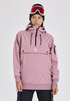 COLORADO SOFTSHELL ANORAK - Snowboardjacke - dusty rose