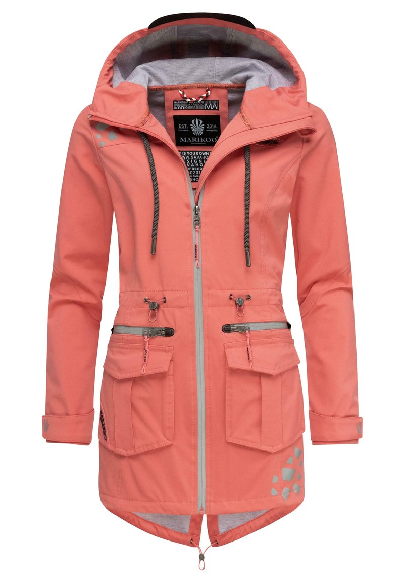 Marikoo - ULISSAA - Waterproof jacket - rose coral, Enlarge