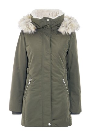 Comprar Nuevo Invierno mujer Cuello de piel Parkas chaquetas de moda con  capucha gruesa abrigo acolchado cálido mujer señora invierno prendas de  vestir