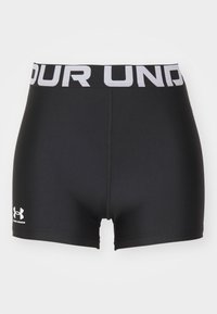 HEATGEAR SHORTY - Leggings - black/white