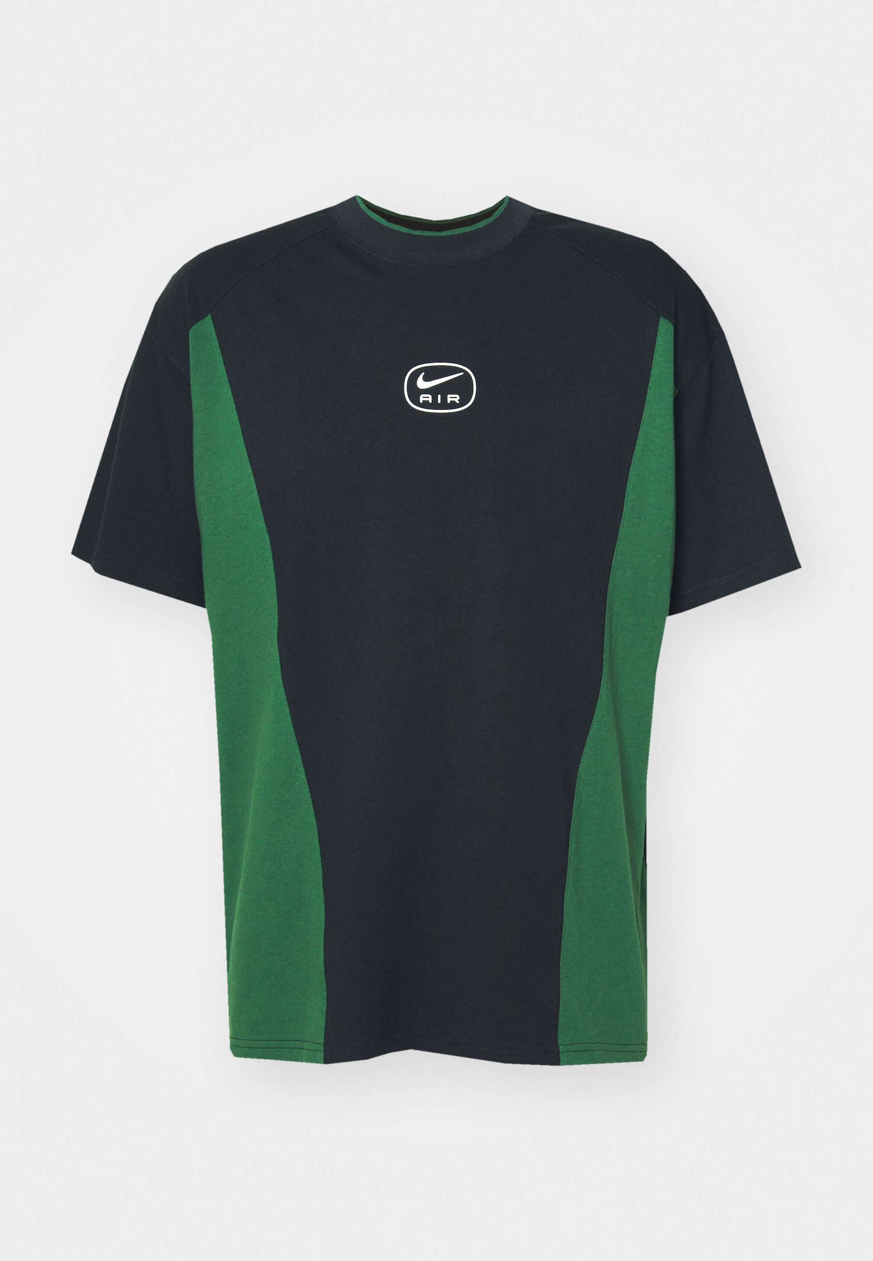 black and green nike shirt