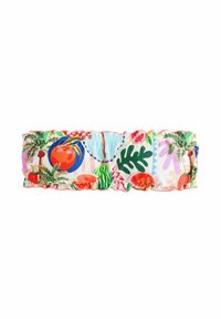 CONTRAST FRILL - Bikiniöverdel - bright fruit tropical print