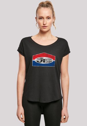 JT RACING FADING CLASSIC LOGO - Print T-shirt - schwarz