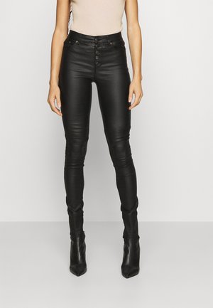 ONLY Tall ONLBLUSH SKINNY BUTTON - Παντελόνι - black